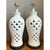 Vintage Scalloped Ceramic Table Lamps - a Pair For Sale - Image 13 of 13