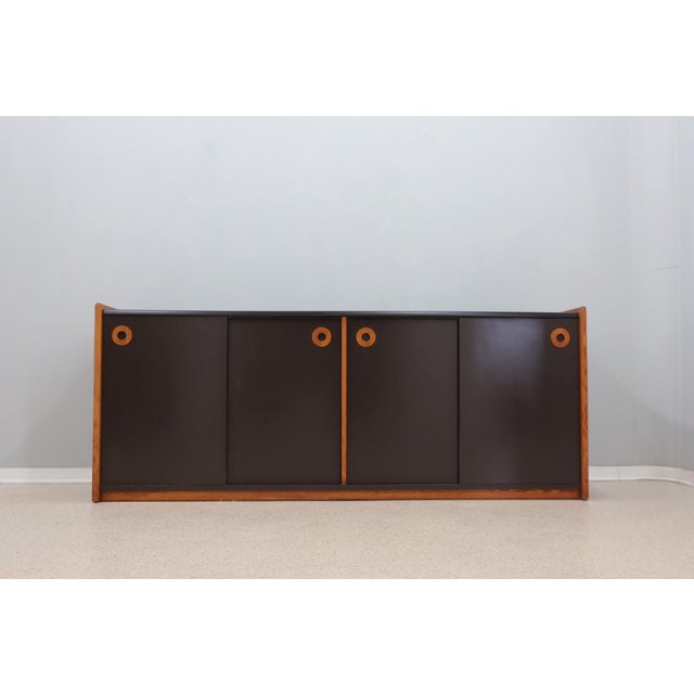 Vintage Postmodern Laminate and Wood Sideboard, 1970s For Sale - Image 13 of 15