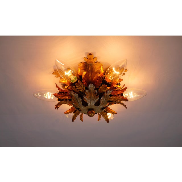 Florentine Ceiling Lamp by Banci Firenze, 1960s For Sale - Image 6 of 8