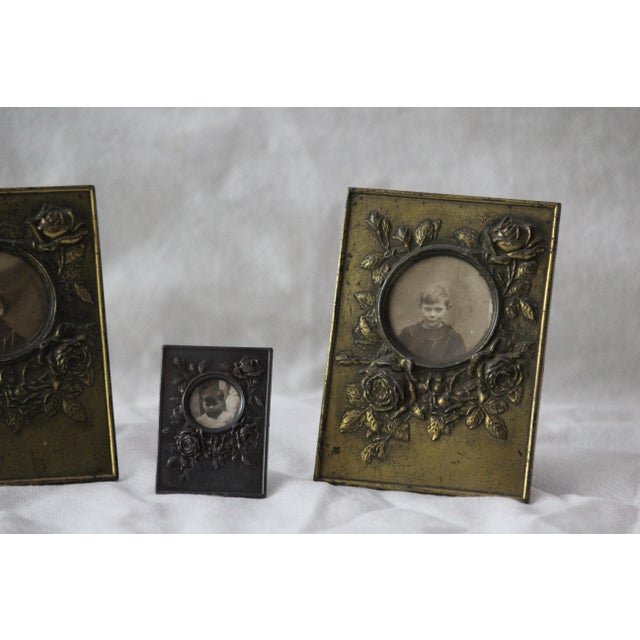 Gold Picture Frames, 1890s, Set of 3 For Sale - Image 17 of 18