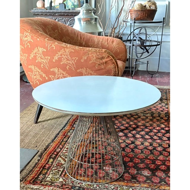 Mid-Century Modern Mid Century Warren Platner Style Side Table For Sale - Image 3 of 13
