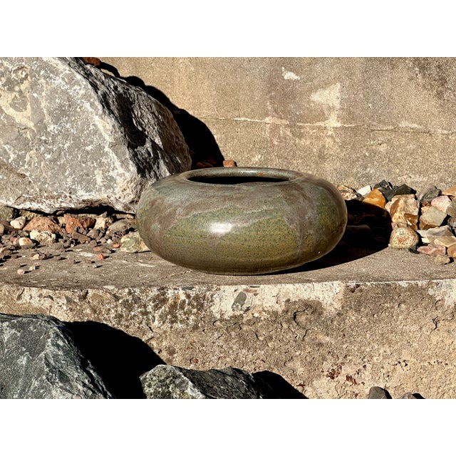 Ceramic Studio Ceramic Art Vase Glazed in Traditional Raku-Technique, Germany, 1960 For Sale - Image 7 of 18