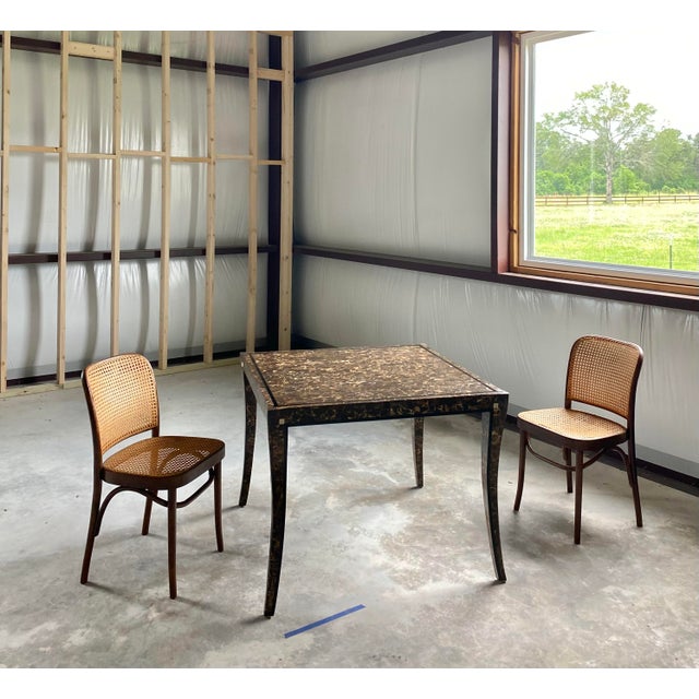 Maitland - Smith Maitland Smith Tesselated Marble Game Table Breakfast Table For Sale - Image 4 of 12