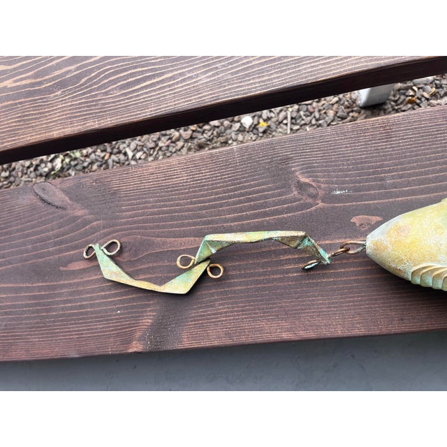 22" top to bottom vintage, bronze, Paolo Soleri bell from Arcosanti. Beautiful large with amazing timber. This bell was...
