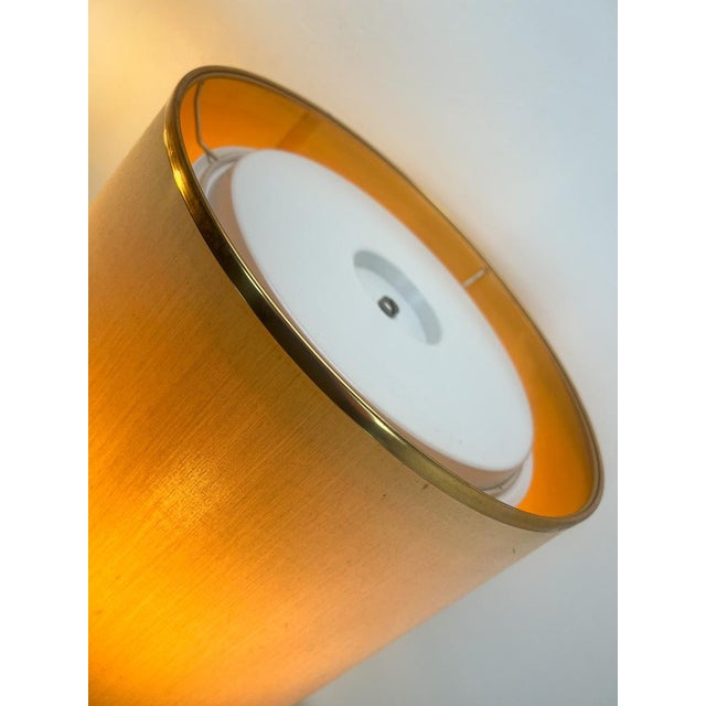 1960s Large Brass Table Lamps with Lampshades from Metalarte, Spain, 1960s, Set of 2 For Sale - Image 5 of 18