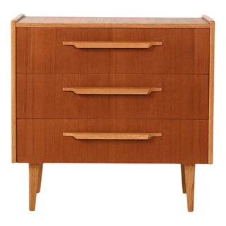 Scandinavian Chest of Drawers in Teak and Oak, 1960s For Sale