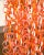Glass Vistosi Orange Modernist Murano Glass Chandelier, 1980s For Sale - Image 7 of 10