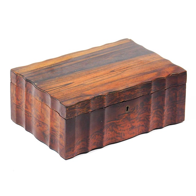 Anglo-Ceylon Sewing Box, 19th C., Coromandel Wood Sewing box from Ceylon (Sri Lanka), likely the Galle district, with...