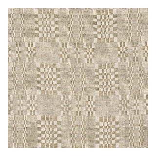 Schumacher Brimfield Fabric In Almond Dust For Sale