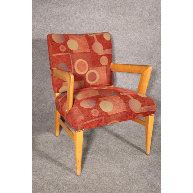 Mid 20th Century Deco Style Armchairs - 2 Pieces For Sale - Image 9 of 12