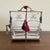 Restoration Hardware Sloane Crystal Decanter Set-Silverplate Locking Caddy-Key For Sale - Image 10 of 10