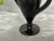Vintage Black Glass Vase For Sale - Image 9 of 12
