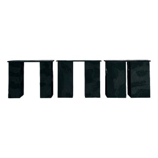 Matek Patos Stools in Recycled Composite by Project Materia, Set of 3 For Sale