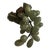 Mid 20th Century Asian Carved Jade Grape Cluster/Bunch Hard Stone Fruit With Leaves For Sale