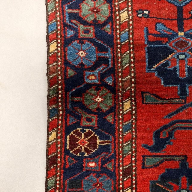 Textile Afshary Rug, Middle East For Sale - Image 7 of 9