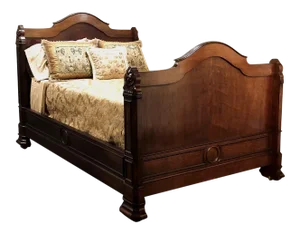 19th Century French Napoleon III Mahogany Day Bed