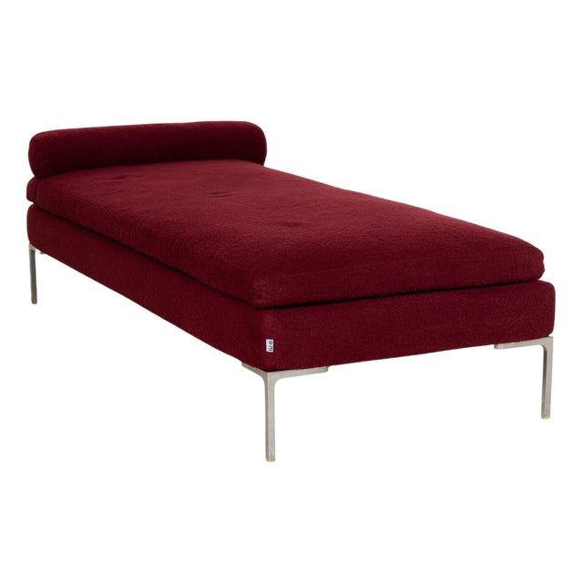 Charles Fabric Lounger in Red from B&b Italia / C&b Italia For Sale