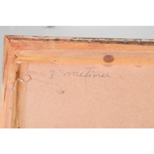 J. Sáez, Poetic Abstract Composition, 1971, Watercolor on Paper, Framed For Sale - Image 6 of 7