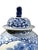 Vintage Chinoiserie Large Blue and White Porcelain Ginger Jar 23" H For Sale - Image 10 of 13