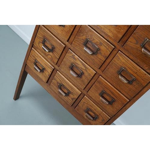 Dutch Oak Apothecary Cabinet, 1930s For Sale - Image 10 of 14