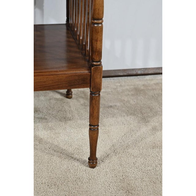 Early 20th Century Salon Table Writing in Walnut, 1890s For Sale - Image 10 of 18