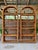 Pair of Vintage Organic Modern Rattan Etagere Shelves With Braided Arch Detail For Sale - Image 11 of 12