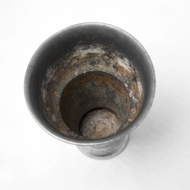 Mogens Ballin Antique Mogens Brass & Pewter Ballin Vase For Sale - Image 4 of 7
