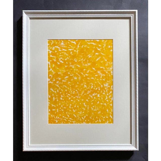 "Abstract Study in Yellow" Oil Painting For Sale - Image 4 of 5
