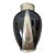 Vintage Clay - Black Fired - Metal Banded Vase. France. Nice Vase For Sale