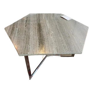 Light Gray Stone Coffee Table Custom For Sale