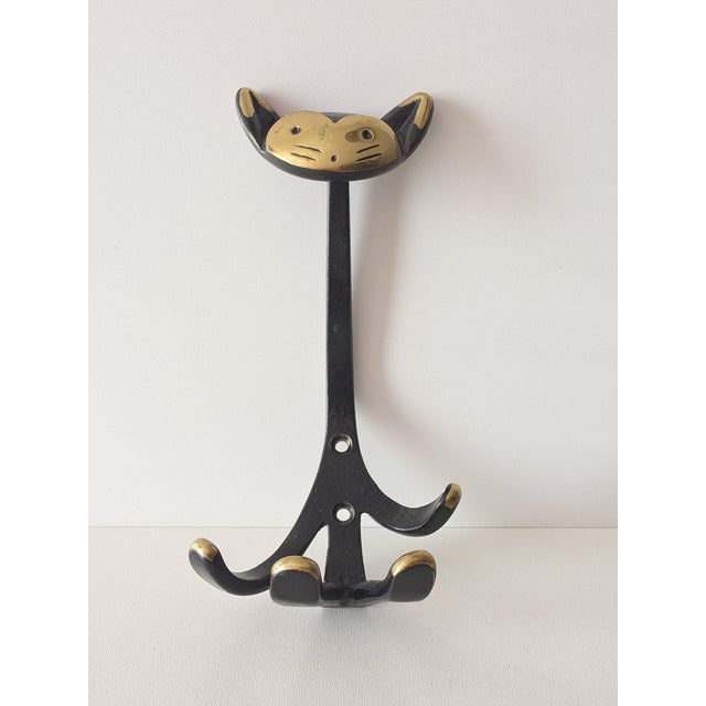 Mid-Century Modern Cat-Shaped Wall Hooks by Walter Bosse for Herta Baller, 1950s For Sale - Image 3 of 13