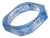 John Galliano Blue Acrylic Resin Bracelet Bangle with Newspaper Inclusions For Sale