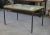 Vintage Table in Glass and Black Lacquered Metal, 1960s For Sale - Image 4 of 9