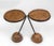 Burr Oak & Steel Pudding Bowl Side Tables by Sculptor Philip Hearsey, 1990s, Set of 2 For Sale - Image 15 of 18