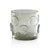 Contemporary Celeste Olive Green Glass Candle Holder, 6.75" x 6" For Sale - Image 3 of 3