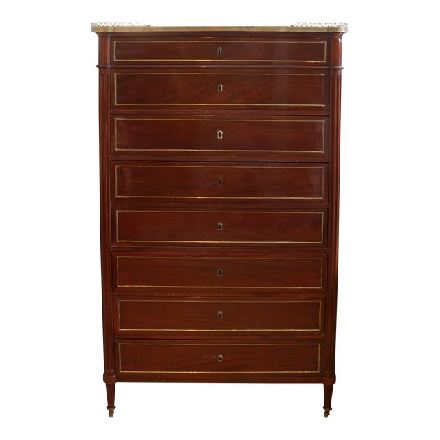 Tall Gentleman's Chest of Drawers Chairish