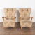 This pair of armchairs were crafted in the early to mid 1900's. These chairs are a visual representation of the shift from...