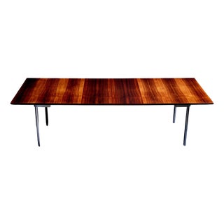 Large Extendable Dining Table in Rosewood attributed to Hans J. Wegner, Denmark, 1960s For Sale