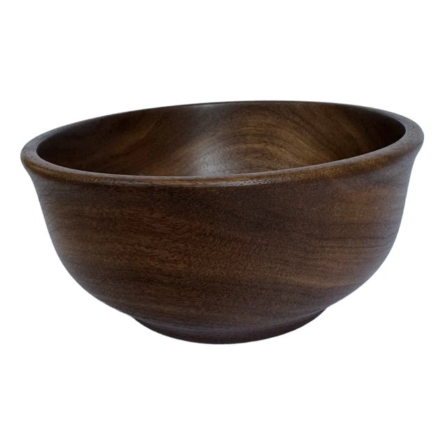 Contemporary Walnut Bowl For Sale
