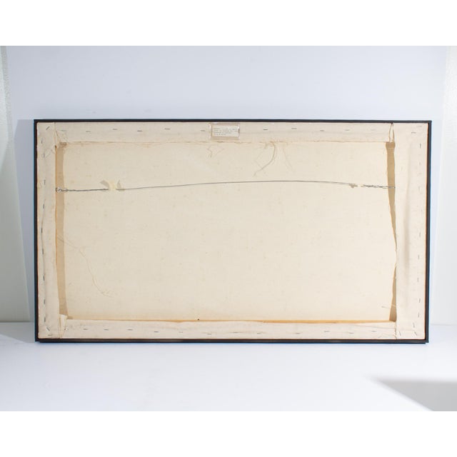 Contemporary “Lake in Summer No. Two” Abstract Acrylic on Canvas Painting by Martha Kaplan For Sale - Image 3 of 6