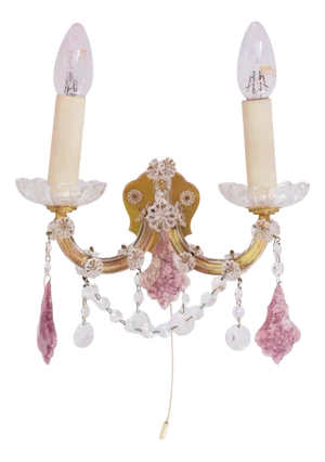 Vintage Marie Therese Style Wall Light, 1980s