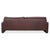 Conseta Leather Three-Seater Brown Coffee Mahogany Sofa by COR For Sale - Image 9 of 11