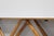 Wood Large Console Table with Double X-Shaped Carrara Marble Top from Studio B.B.P.R, 1950s For Sale - Image 7 of 11
