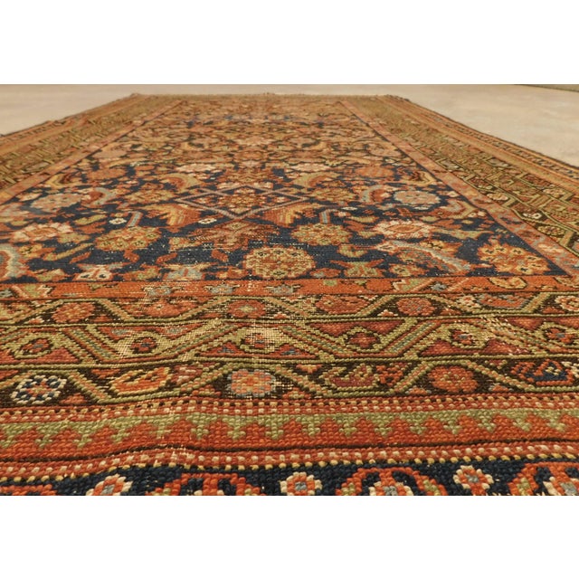Textile 1900 Antique Persian Fereghan Rug For Sale - Image 7 of 13