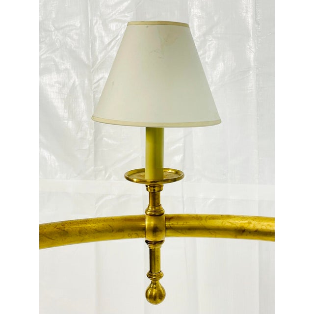 Oil Rubbed Solid Brass Chandelier by Chapman & Mayers for Visual Comfort For Sale - Image 13 of 17