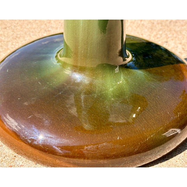 Clement Massier Golfe Juan Art Pottery Chamberstick c.1900 For Sale - Image 10 of 16