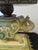 Chic and Stylish Painted Tole Elephant Side Table With Hand Painted Paisley Decoration For Sale In Philadelphia - Image 6 of 7
