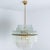 Large Clear Gold Glass Tube Chandelier attributed to Sciolari, 1970s For Sale - Image 9 of 14