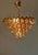 Hollywood Regency Vintage Murano Glass Fruit Chandelier, 58 Drops, Gilt Metal, 4-Light, 1970s For Sale - Image 3 of 9