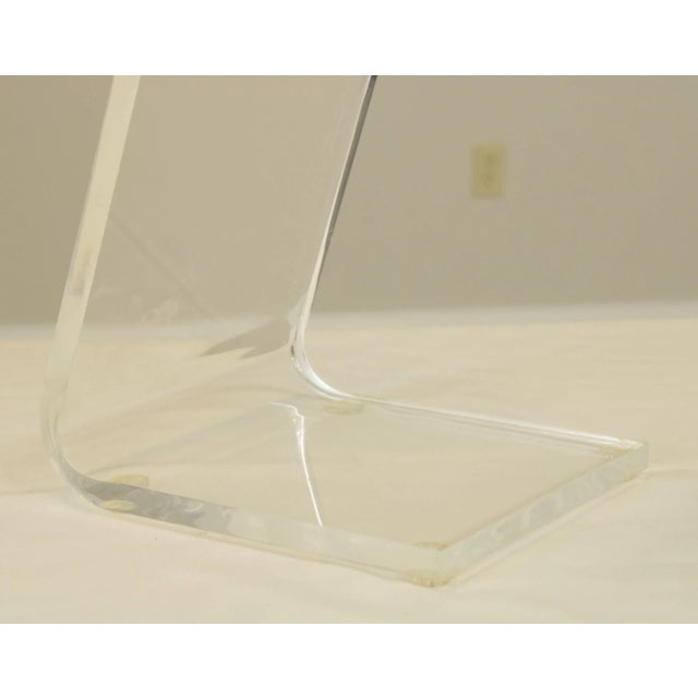 Metal Primo' Lucite & Chrome Atomic Eyeball Desk Lamp Manner of Sonneman For Sale - Image 7 of 13